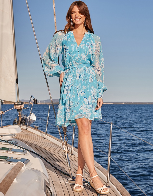 Sosandar - Mini Shirt Dress