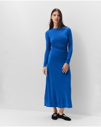 UNISON - Merino Drape Detail Dress