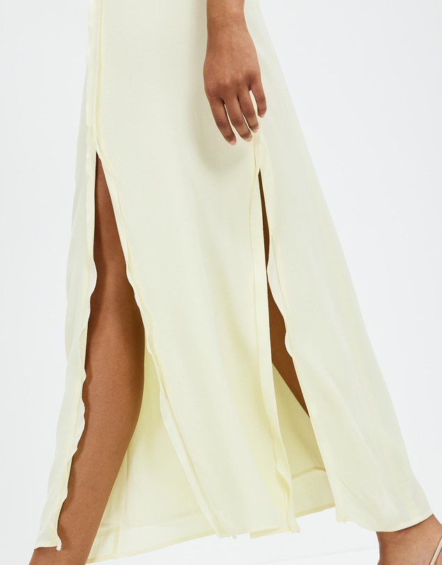 Third Form - Stroke Frill Maxi Skirt