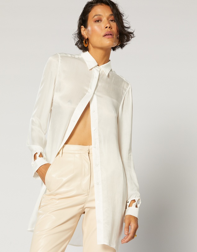 Winona -  Aubrey Shirt Dress White