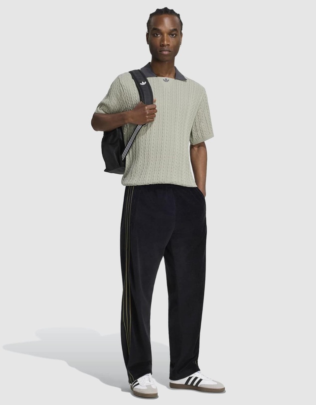 adidas Originals - Cable Knit Football Jersey Polo
