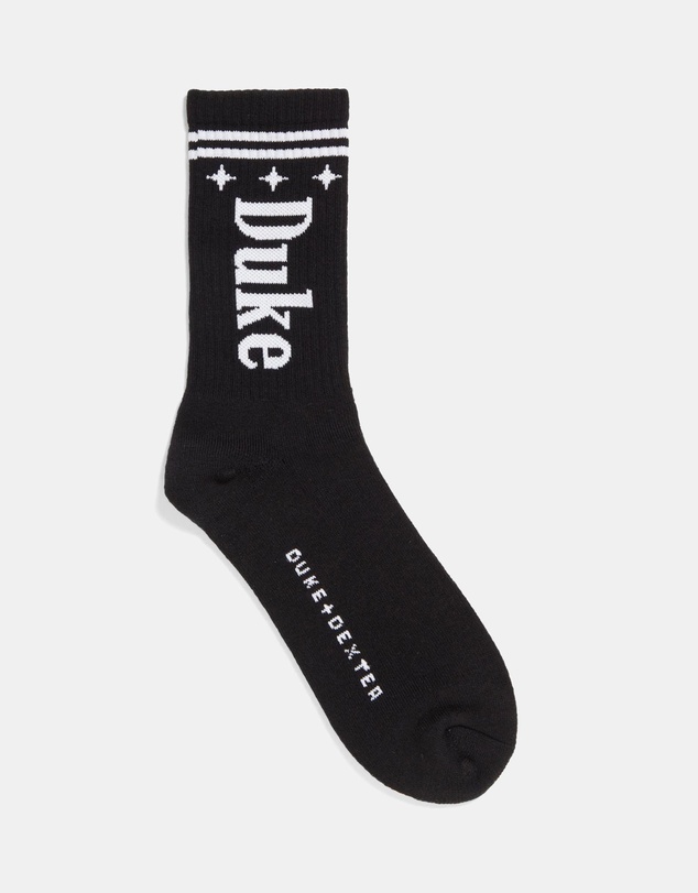 Duke + Dexter - Duke Black + White Sock