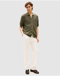Tommy Hilfiger - Relaxed Fit Open Knit Short Sleeve Shirt