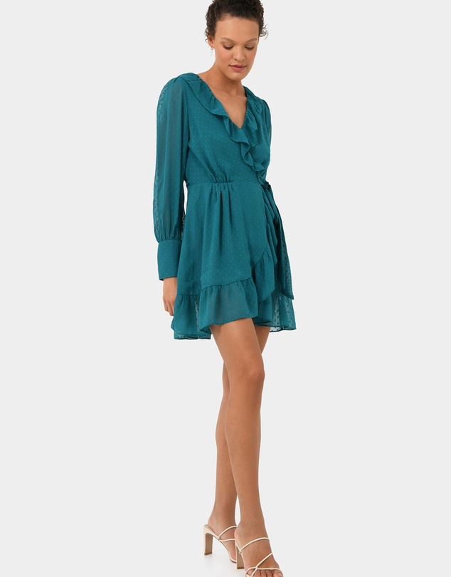 Forcast - Savina Ruffle Mini Dress