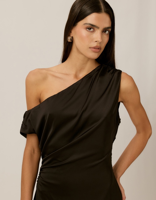 Tussah - Samara Asym Satin Midi Dress