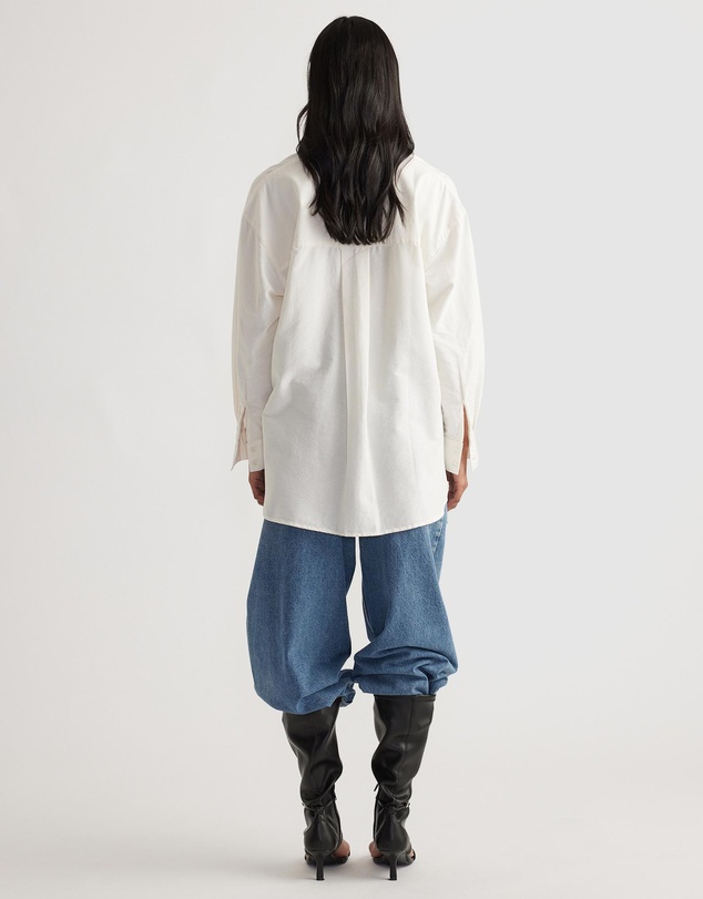 Decjuba - Heather Oxford Oversized Shirt