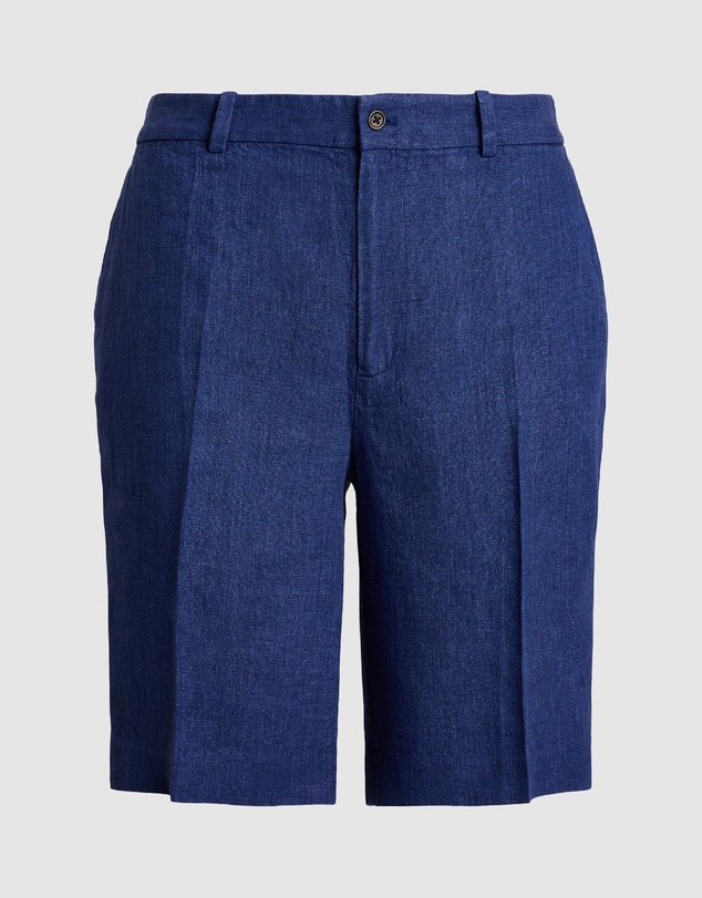 Polo Ralph Lauren - Long Pleated Linen Shorts