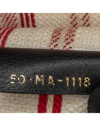 Pre-Loved by Azura Reborn - Pre-Loved dior Striped Textile Everyday Tote Bag for Versatile Use