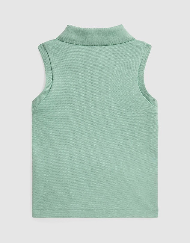 Polo Ralph Lauren - Stretch Mesh Sleeveless Polo Shirt - Babies-Kids