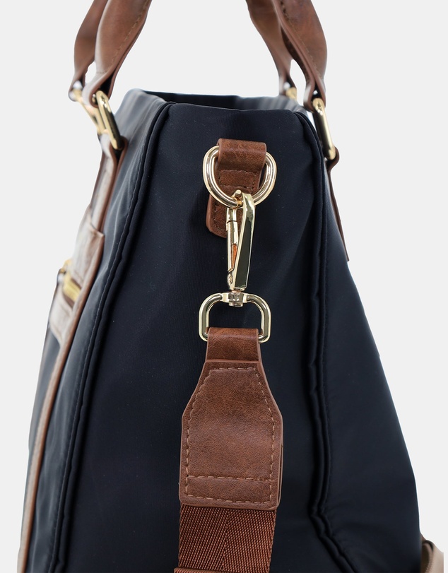 Pierre Cardin - Pierre Cardin RFID Lightweight Nylon Mini Tote with Crossbody