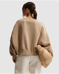 Nike - Sportswear Phoenix Fleece Over-Oversized Crew-Neck Sweatshirt