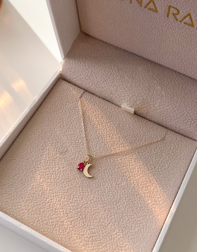 Luna Rae - Solid Gold - My Moon Necklace