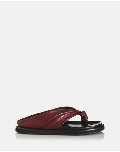 Burgundy Leather