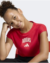 adidas Sportswear - SEASONALS COLLEGIATE TYPOGRAPHY T-SHIRT Kids
