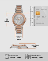 Armani Exchange - Two Tone Chronograph Watch
