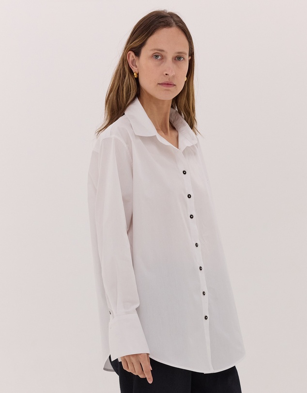 Cloth & Co. - The Split Back Shirt | White