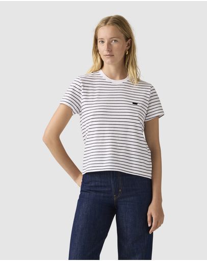 Golf Course stripe Bright White Anthracite Night
