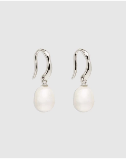 By Charlotte - Harmony Pearl Hook Earrings