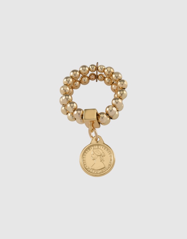 Von Treskow - Double Stretch Ring with Mini Coin