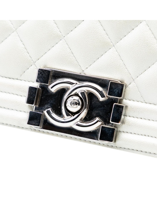 Pre-Loved by Azura Reborn - Pre-Loved Quilted Lambskin Boy Flap Clutch