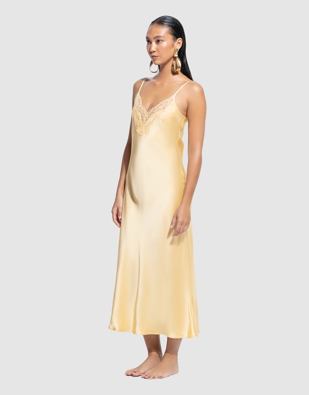 GINIA - Silk Lace Slip