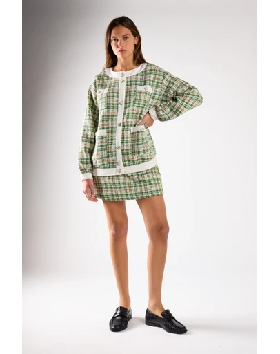 Glamorous - Button-Front Long Sleeve-Jacket