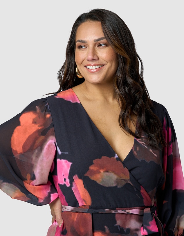 Pink Dusk by Curve Project - Temptress Maxi Dress
