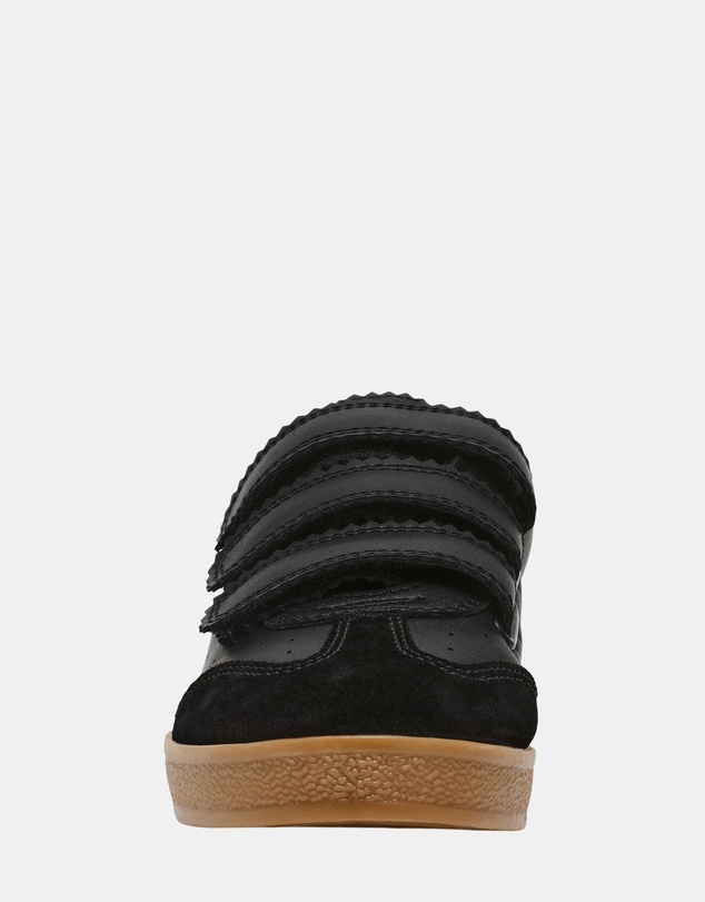 Steve Madden - Daybreak Black Leather Sneakers