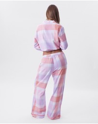 Bras N Things - Azlin Long Pant - Print Check