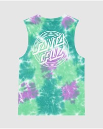 Santa Cruz - Industrial Dot Mono Muscle - Teens