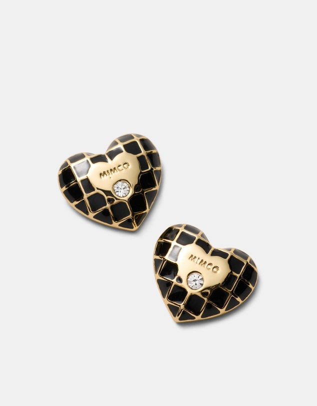 MIMCO - Dylan Heart Stud Earrings