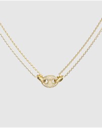 GUESS - Marine Pave Link Necklace