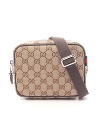 Pre-Loved by Azura Reborn - Pre-Loved Mini GG Canvas Web Crossbody