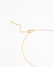 Lovisa - Gold Plated Sterling Silver Cubic Zirconia Mini Butterfly Necklace