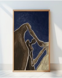 Olive et Oriel - KH Studio - With Embrace by Karla Hyman Art Print