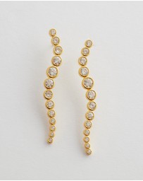 SAINT VALENTINE - Crescendo Drop Earrings - Gold