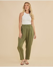 Amelius - Carter Elasticated Linen Pant