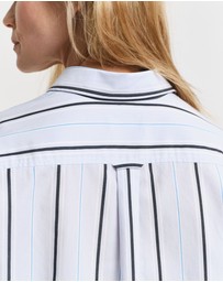 Gant - Relaxed Fit Classic Striped Poplin Shirt