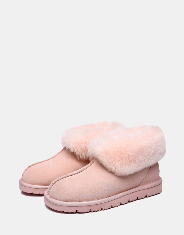 EVERAU - EverAU Ugg Mallow Slipper Sheepskin Upper House Shoes