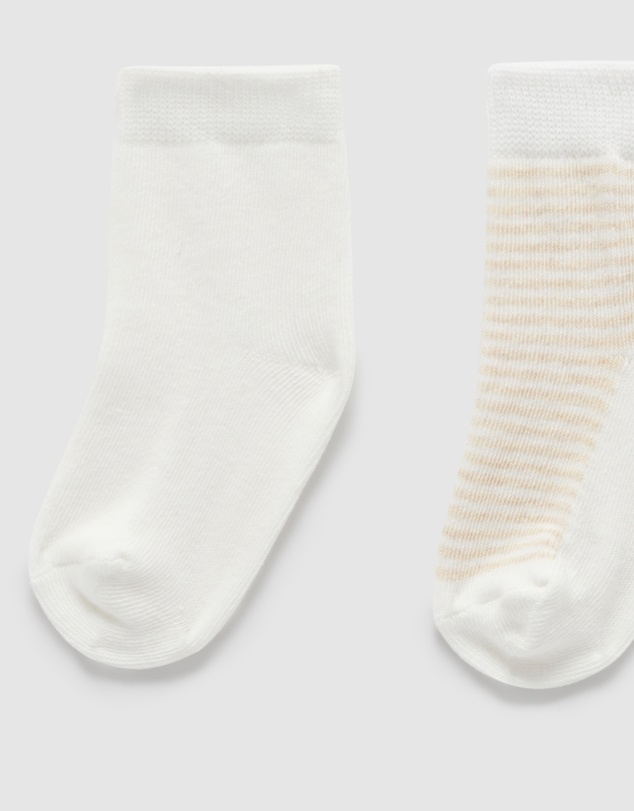 Purebaby - 3 Sock Pack-Kids-Babies
