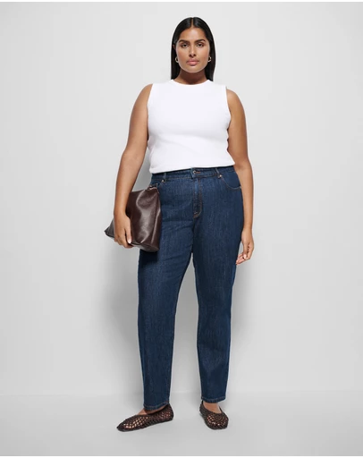 Commonry - The High Rise Crop Girlfriend Jean