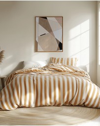 Olive et Oriel - Geometric Beige Art No.1 by Elena Ristova Art Print