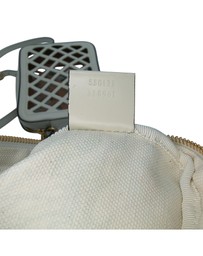 Pre-Loved by Azura Reborn - Pre-Loved Cutout Leather and Flora Canvas Infinity Crossbody