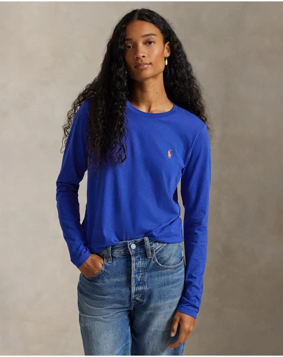 Polo Ralph Lauren - Long-Sleeve Jersey Crewneck Tee