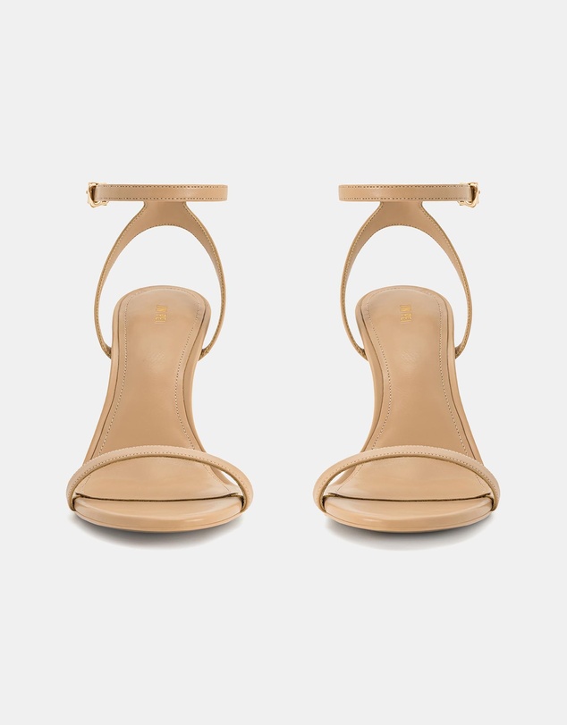 JW PEI - Alivia Gold Metal Heel Sandals