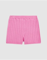 Polo Ralph Lauren - Mini-Cable Cotton Shorts - ICONIC EXCLUSIVE (7YRS-16YRS)