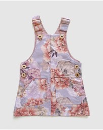 WITH LOVE FOR KIDS - Hazel Denim Pinafore Dress - Babies - Kids