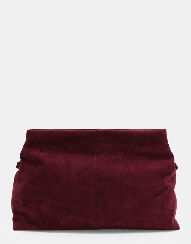 Morgan & Taylor - Beckett Clutch in Plum Purple