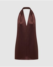 Shona Joy - Savanna Halter Neck Mini Dress