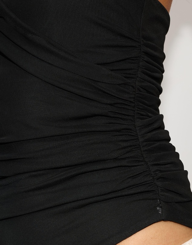 Dazie - Esme Layered Mesh Halter Top